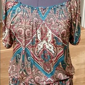 COPY - Lane Bryant Multi Color Top 14/16W